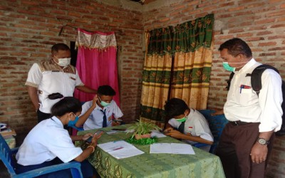 MANFAATKAN KUOTA BELAJAR KEMDIKBUD, SMPN 7 MARET HADAKEWA GELAR US DARING