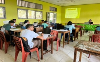 Futsal Meriah Pembuka Rapat Penentuan Nilai Akhir Semester di SMPN Tujuh Maret Hadakewa