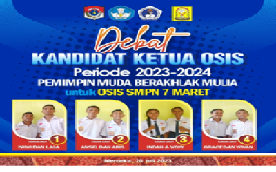DEBAT KANDIDAT KETUA OSIS